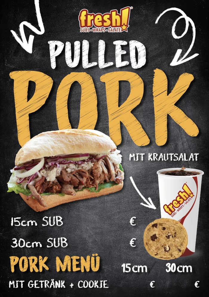 Neues Sandwich, Pulled Pork............Haut rein.......